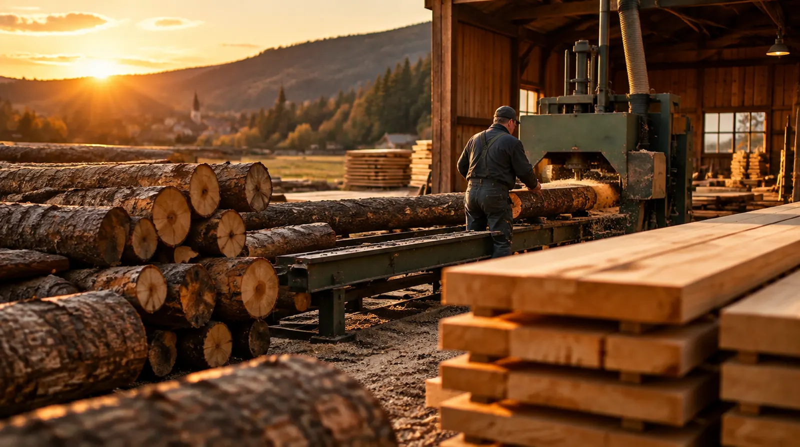 Seguros para aserraderos e industria de la madera