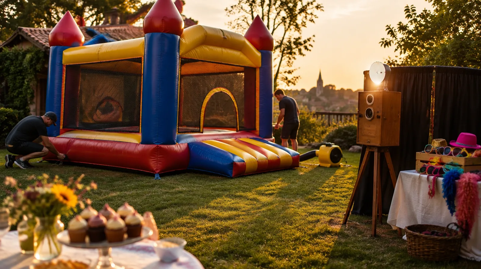 Seguros para alquiler de castillos hinchables y fotomatones