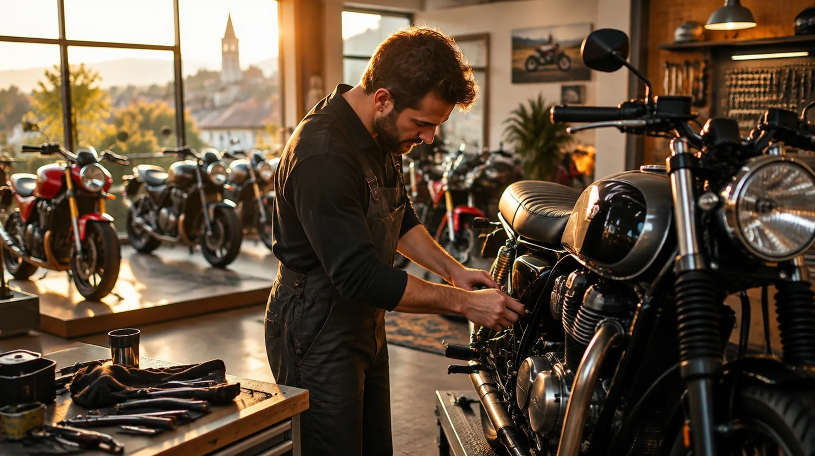 Seguros para talleres y concesionarios de motos