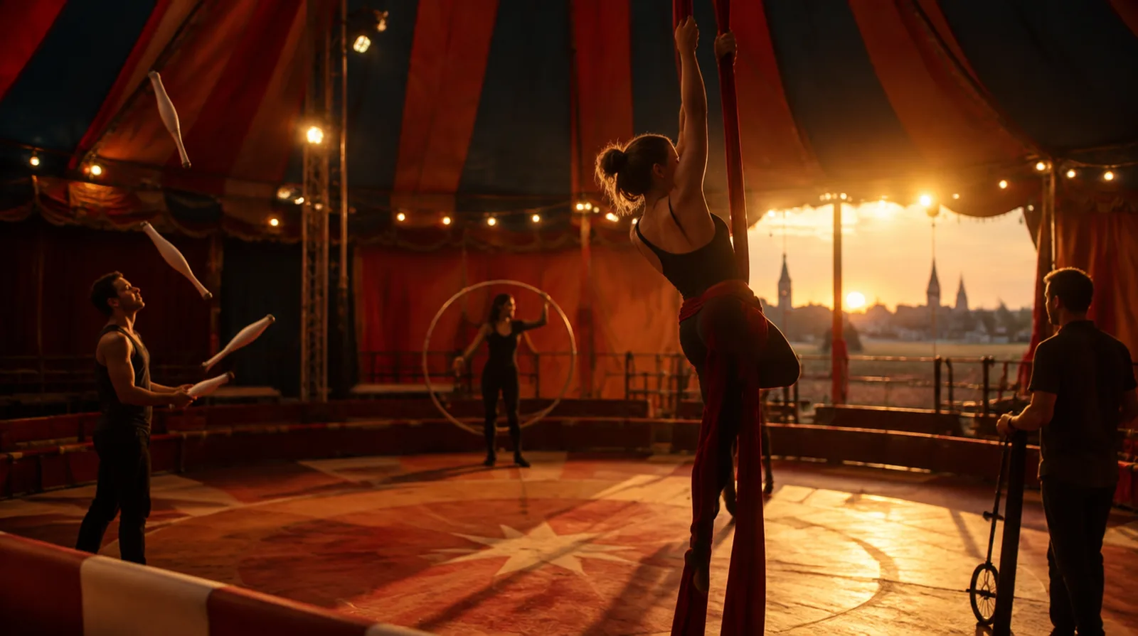 Seguros para circos y compañías de acrobacia