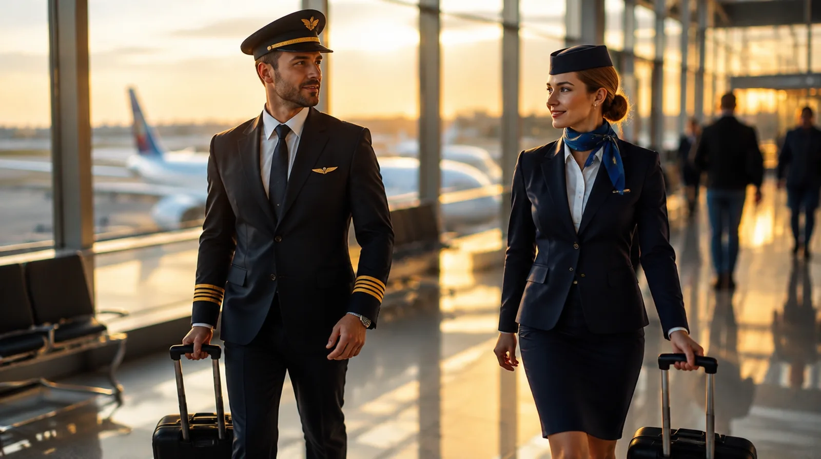 ¿Qué seguros necesitan pilotos y tripulantes de cabina?