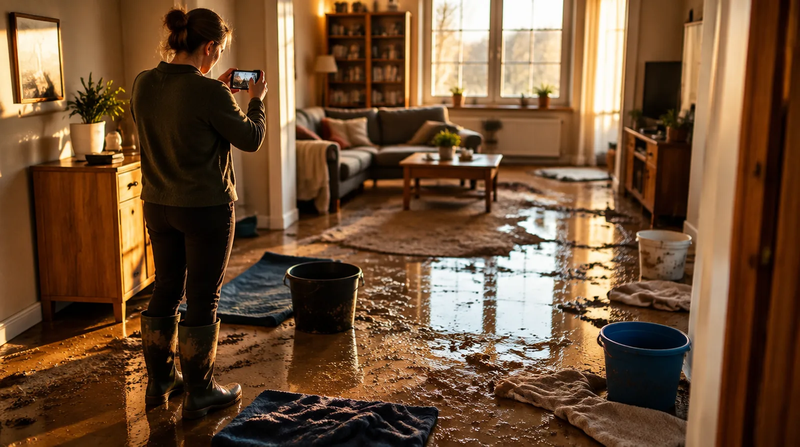 ¿Qué debo hacer primero tras una inundación en España?