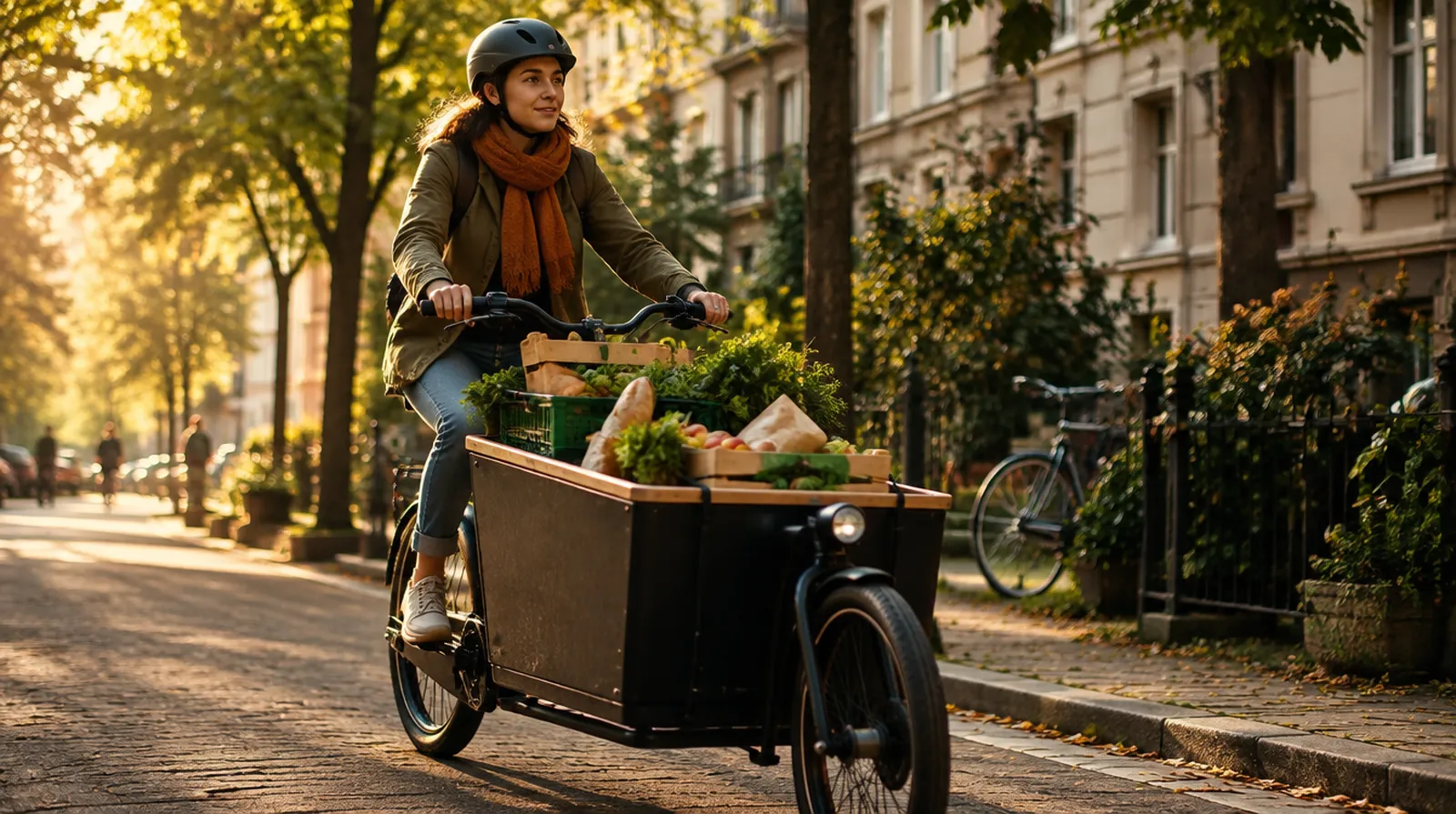 ¿Cómo se asegura una bicicleta de carga?
