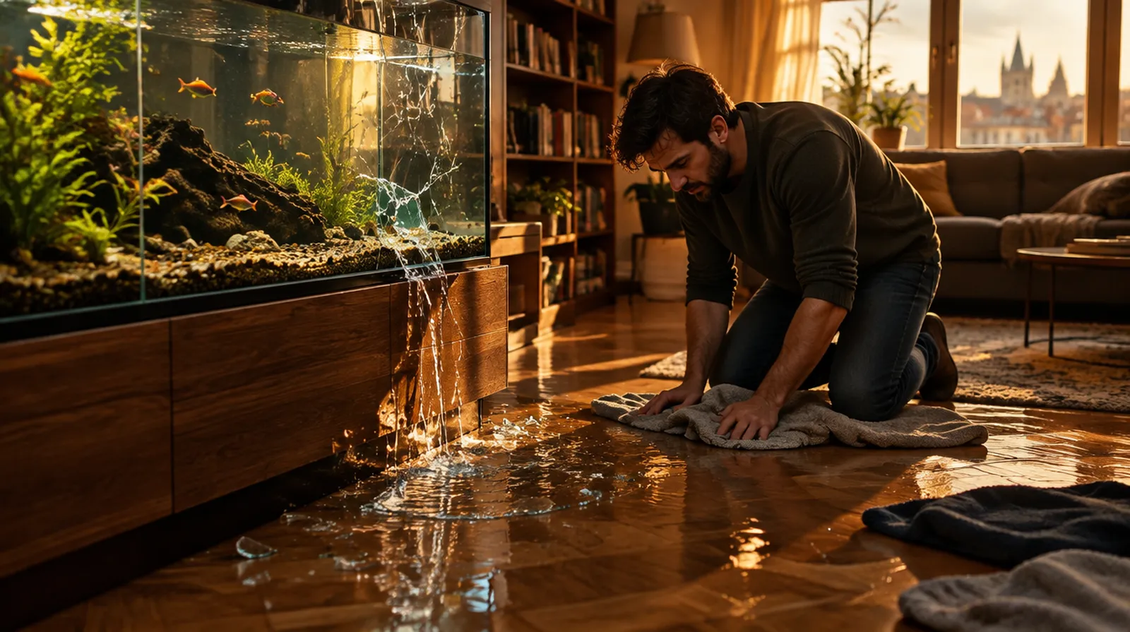 ¿Paga el seguro de hogar si se rompe el acuario?