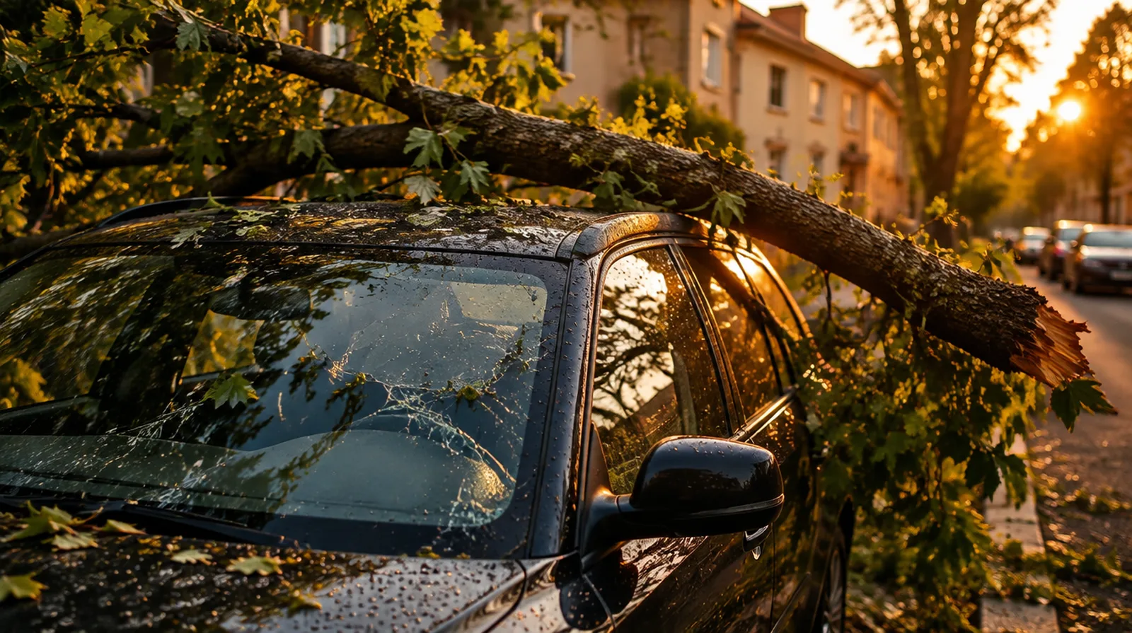 ¿Quién paga si cae un árbol o una rama sobre mi coche?