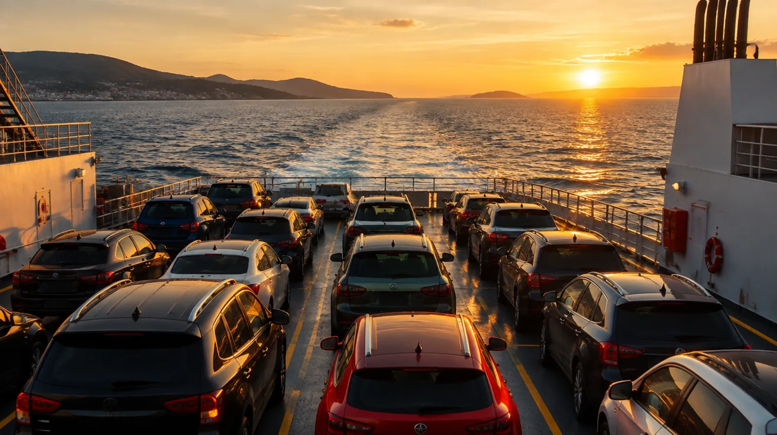 ¿Está asegurado mi coche en el ferry a Baleares o Canarias?