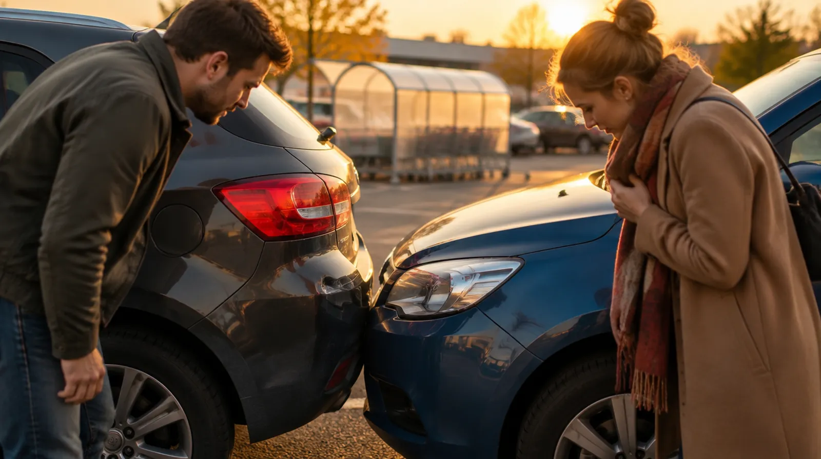 ¿Quién tiene la culpa en un accidente en un parking?