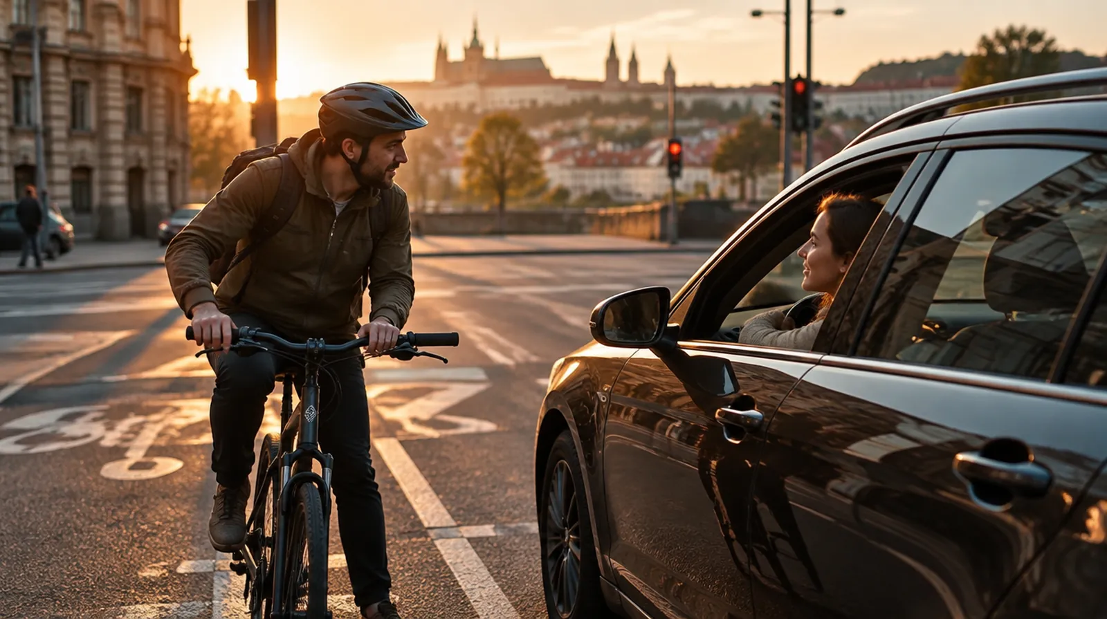 ¿Quién es responsable en un accidente entre coche y ciclista?