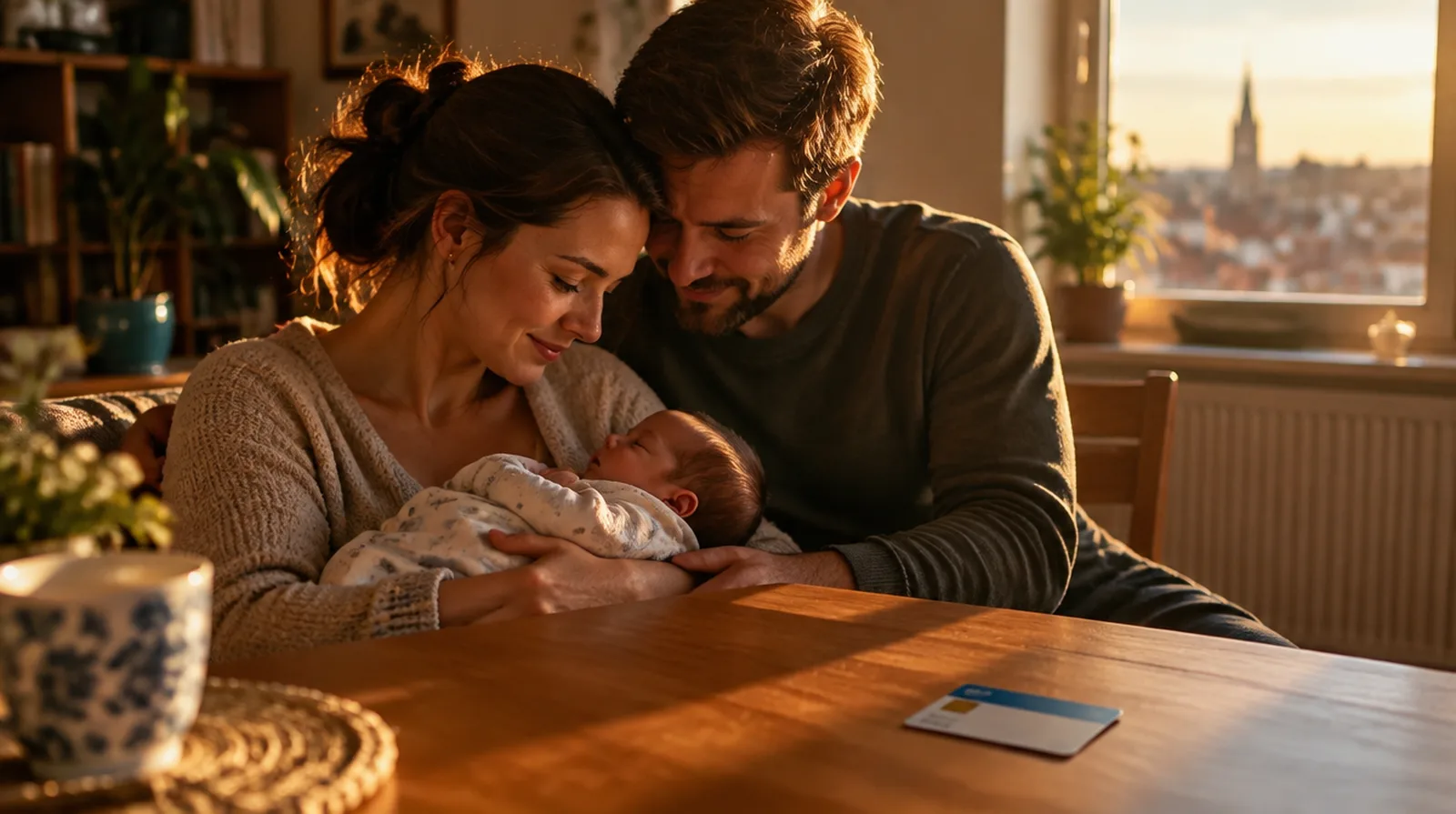 ¿Se da de alta al bebé en la sanidad con la madre o con el padre?
