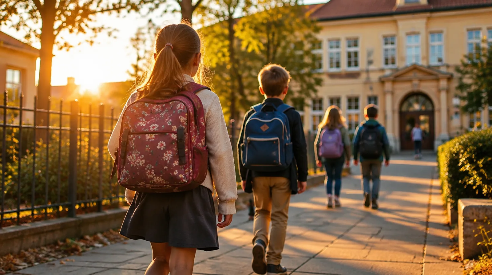 ¿Está asegurado mi hijo en la guardería, el colegio y el camino al colegio?