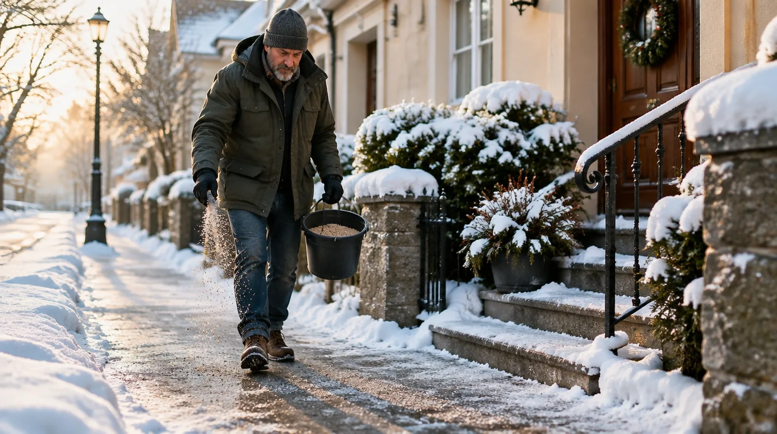 ¿Quién responde si alguien se cae por hielo delante de mi casa?