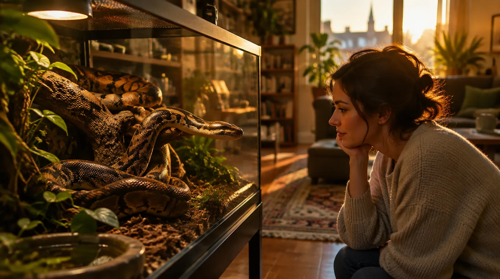 ¿Cómo aseguro una serpiente u otro animal exótico en España?