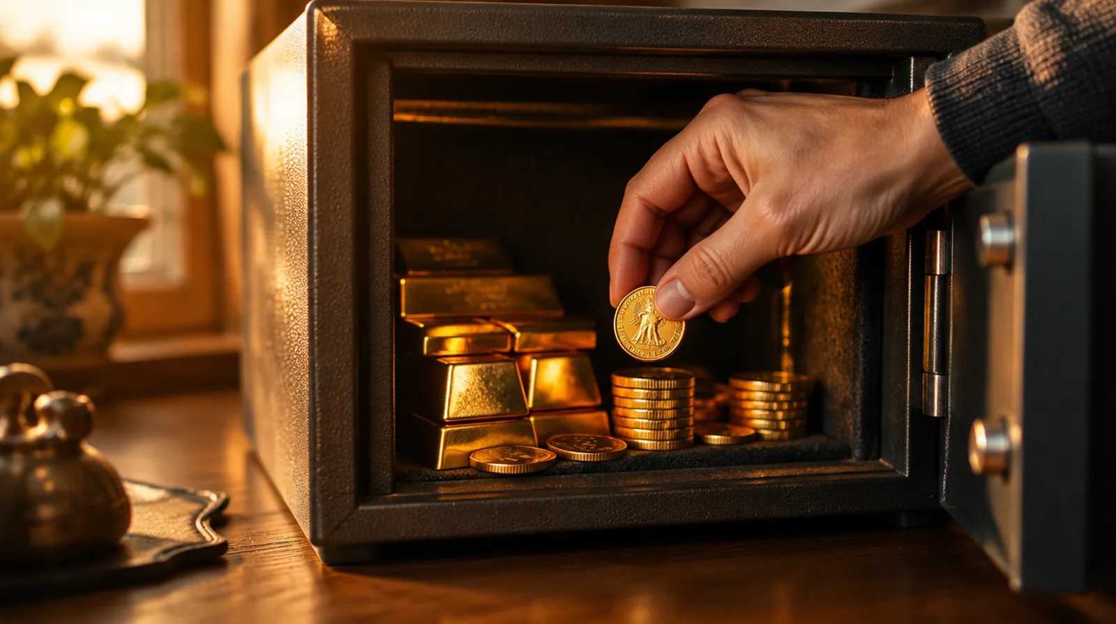 ¿Está asegurado el oro que guardo en casa?