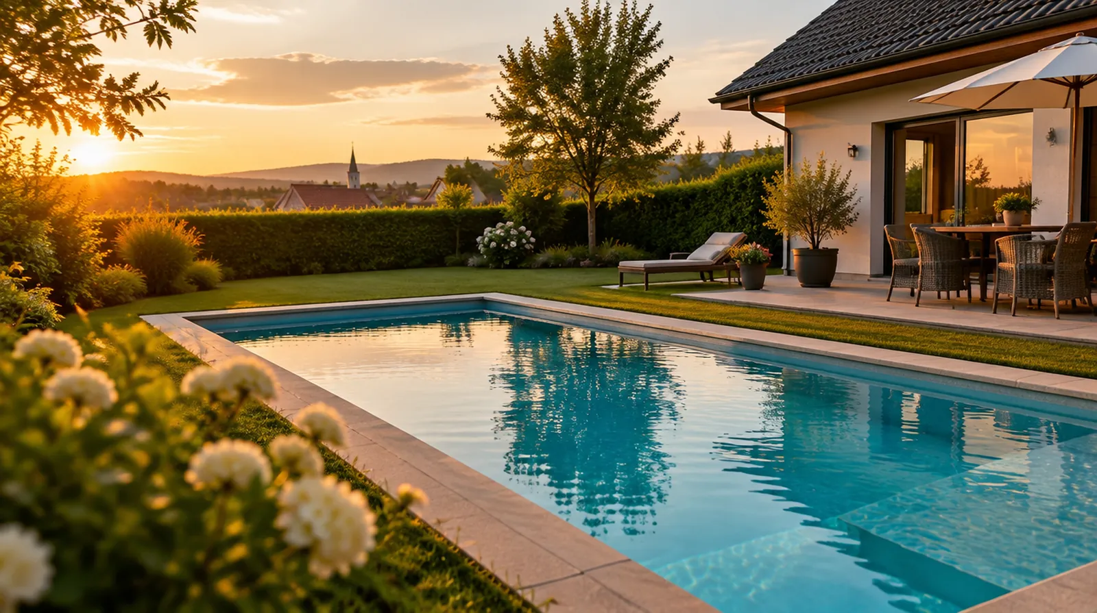 ¿Cubre el seguro de hogar la piscina del jardín?