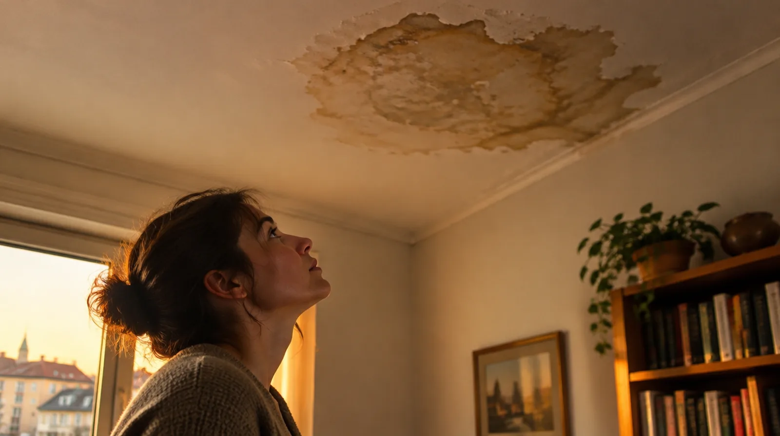 ¿Quién paga si entra agua del piso de arriba por el techo?